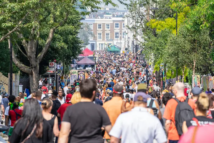 Notting Hill Carnival Security Fences Crowd Control